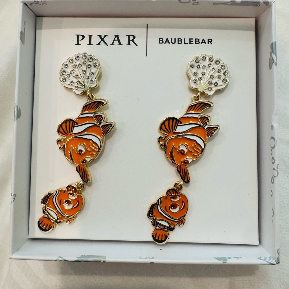 BAUBLEBAR PIXAR DISNEY NEMO EARRINGS NIB